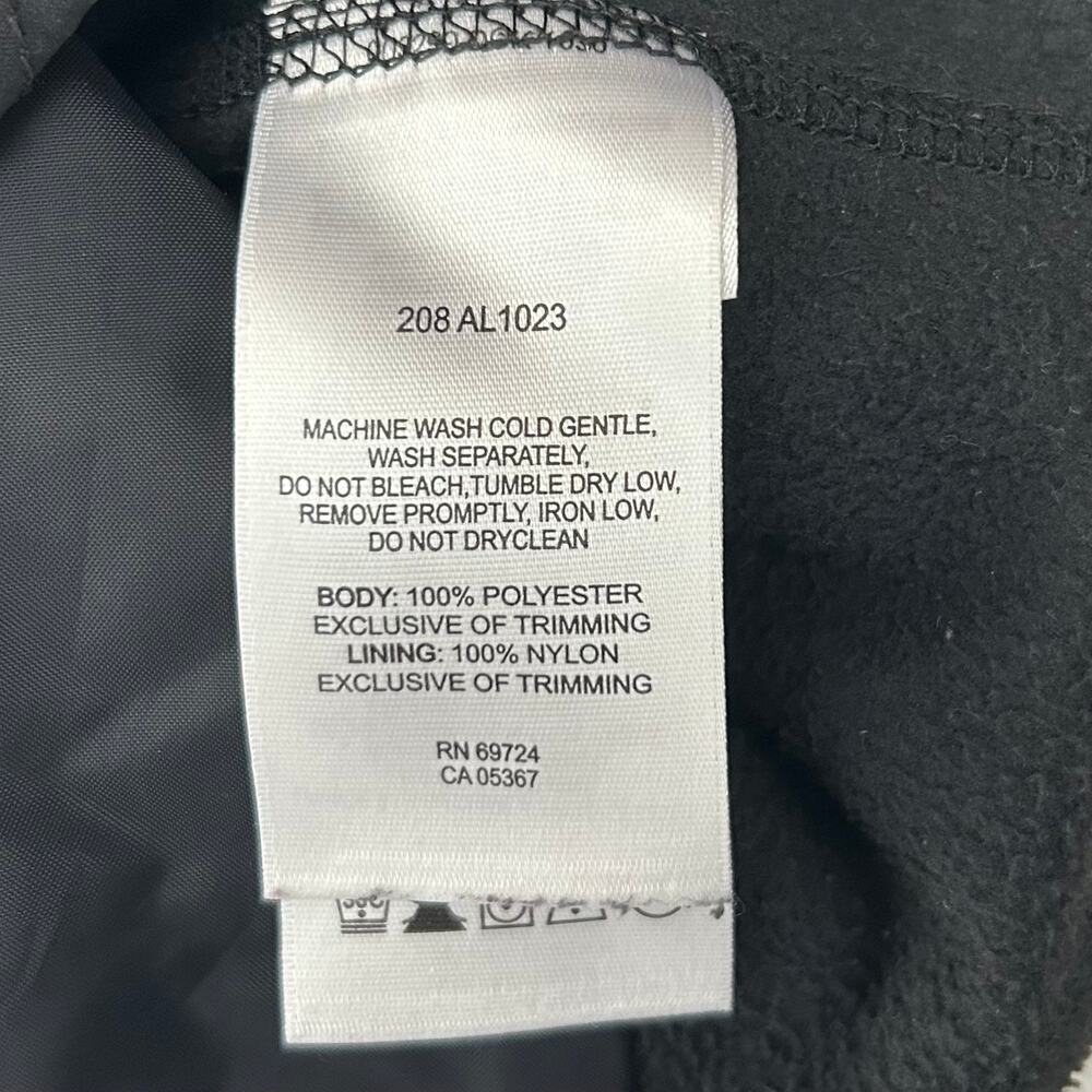 Columbia Women's Quilted Full Zip Fleece Side Vest Black Size M Camping Gorpcore - Picture 10 of 10